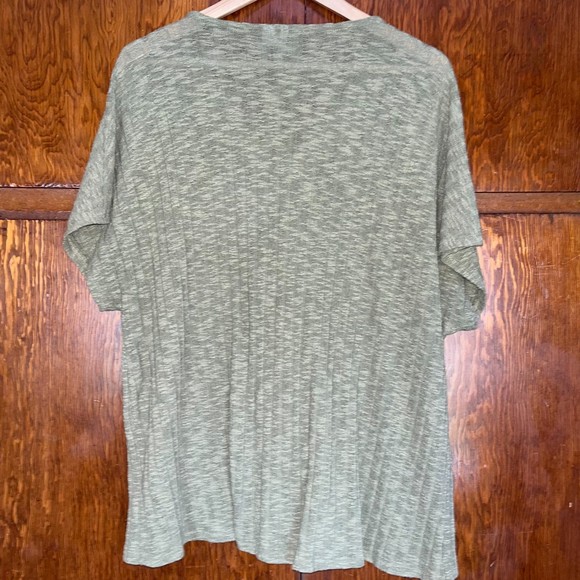 Est. 1946 Cottagecore Coastal Festival Green Cozy Boxy Tshirt Women's 18/20W - Picture 2 of 8